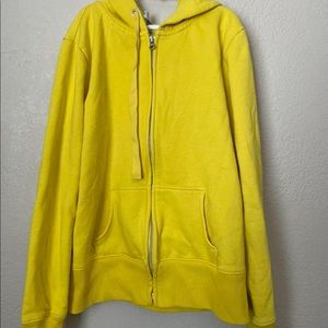 Yellow Old Navy Zip up Hoodie